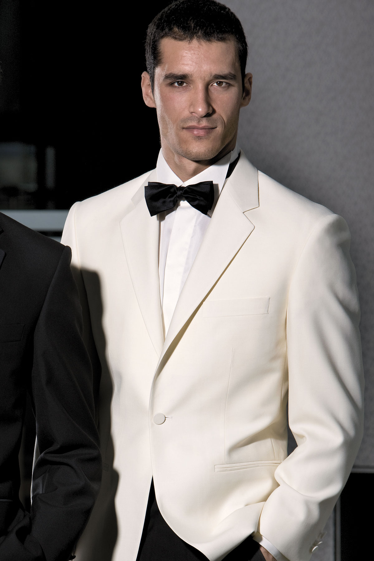 Cream Notch Lapel Dinner Jacket
