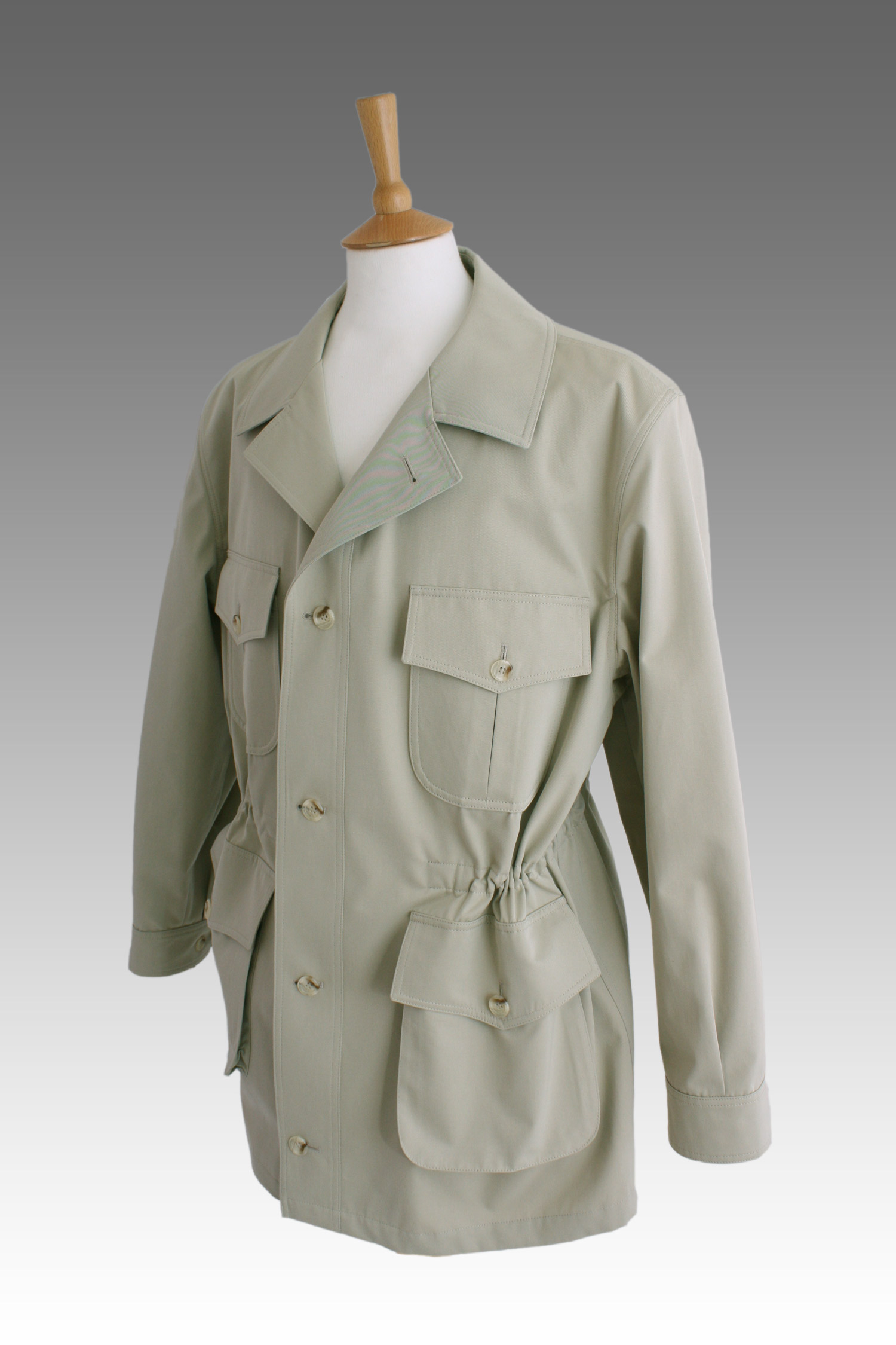 Grenfell Cotton Safari Jacket By Grenfell made with the origonal