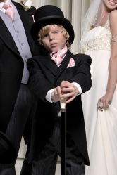 Boy's Herringbone Morning Tailcoat