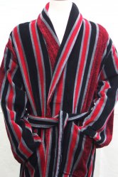 Chelsea Red Velour Dressing Gown 