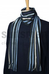 Folkspeare Men's Knitted Stripey Scarf