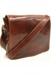 Italian Leather Messenger Bag