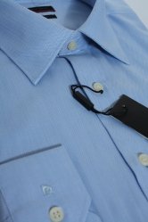Long Sleeve Herringbone Shirt by Pierre Cardin