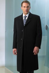 Mens Croydon 3/4 Length Cashmere Overcoat