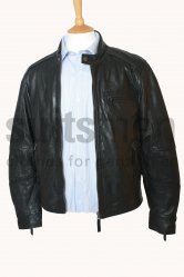 Men's Perforated Bomber Jacket