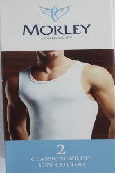 Morley Pure Cotton Singlet in White