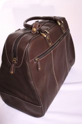 Soft Leather Men's Travel Bag