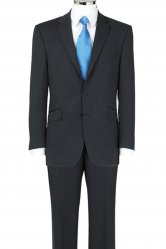 The Label Grey/Purple Stripe Suit