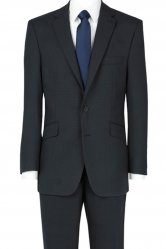 The Label Navy Pin Dot Suit