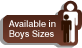 boys sizes available
