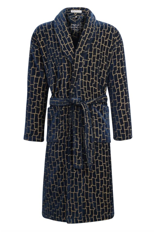 Bown of London Men's Dressing Gown - Agean Bown of London Men's Dressing Gown - Agean