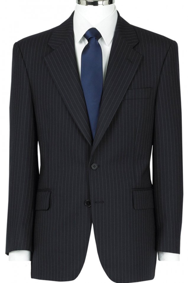 The Label Pinstripe 2 Button Suit