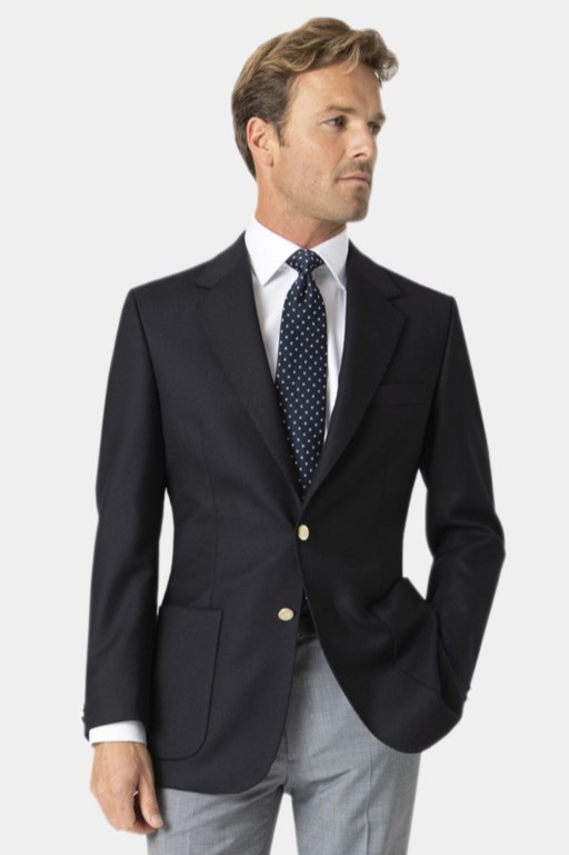 Mens single breasted hotsell classic oxford blazer