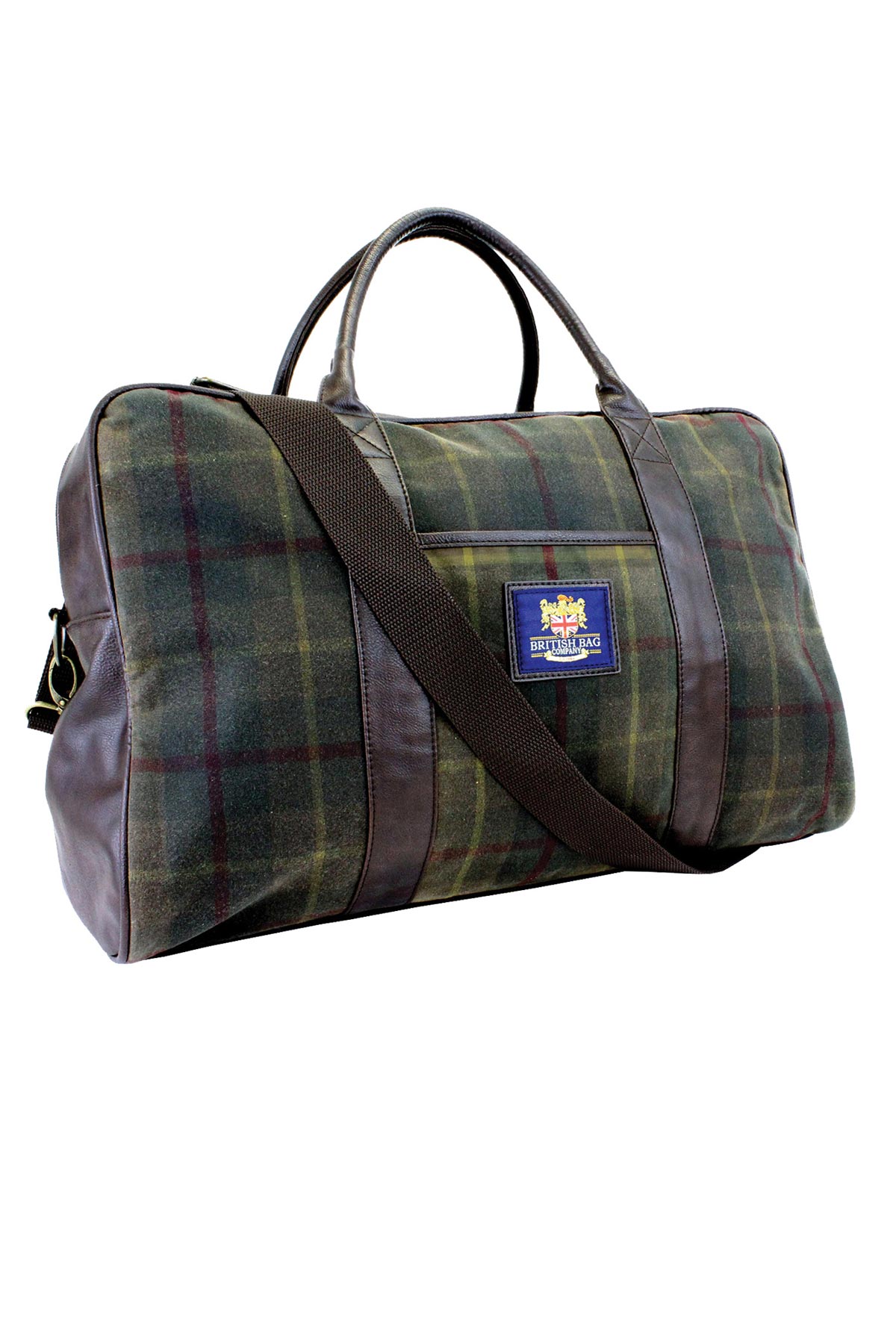tweed holdall bag