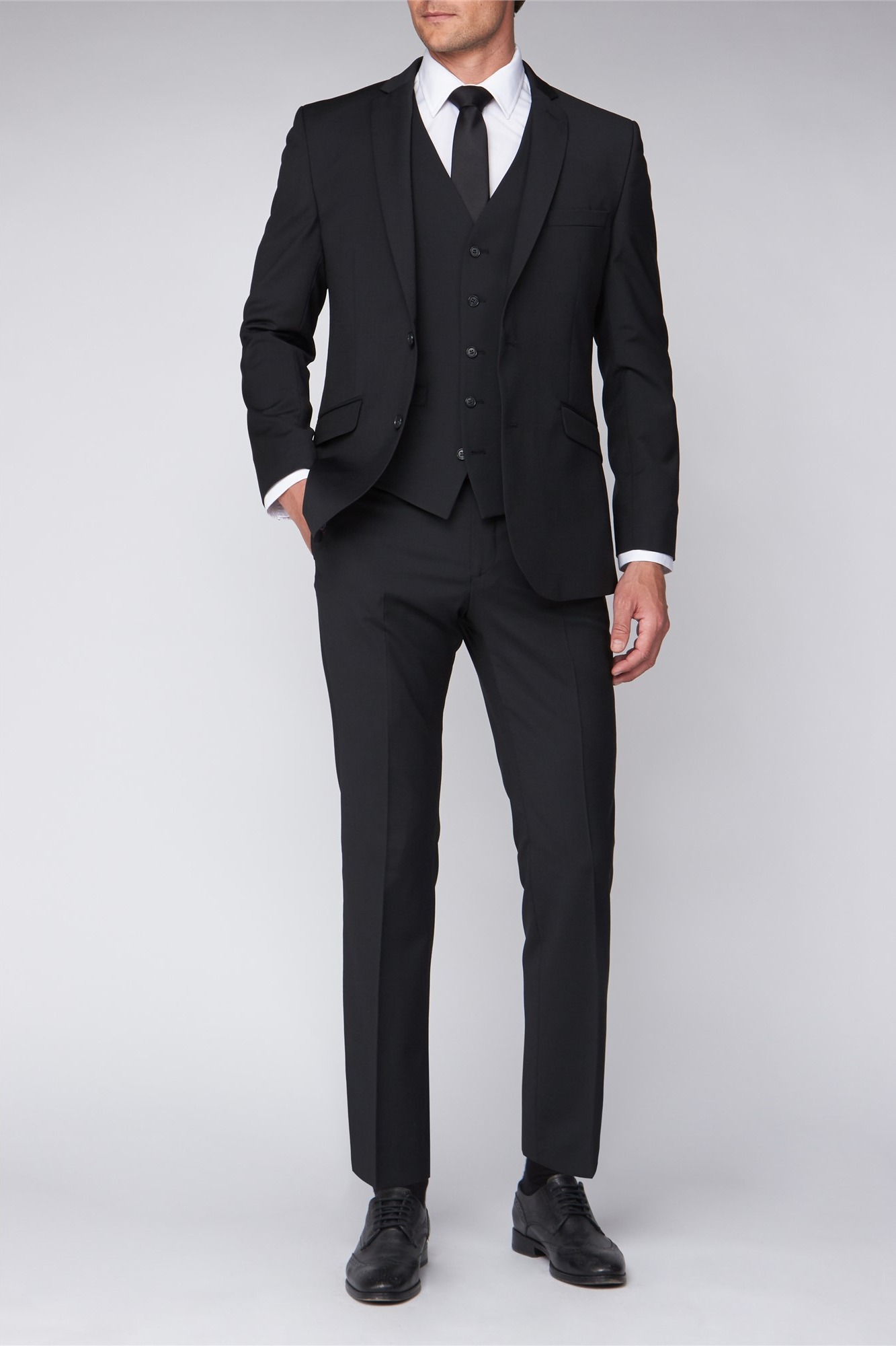 Mens black sales formal jacket