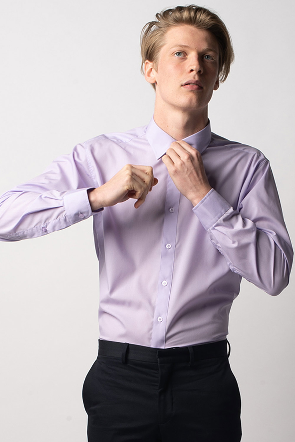 plain slim fit shirts