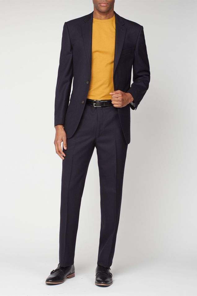 The Label Herringbone Suit