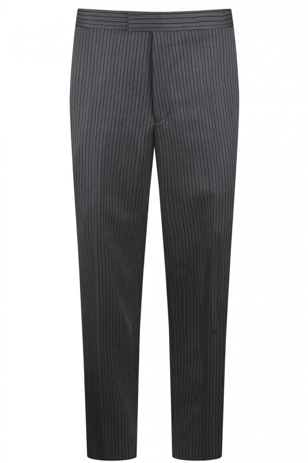 Mens striped morning trousers