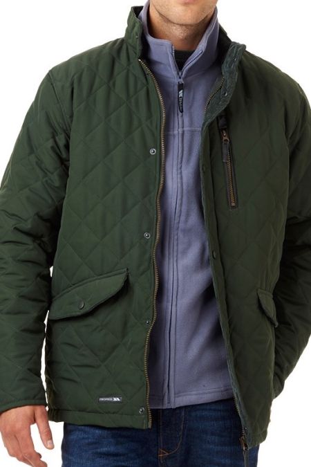 Argyle Padded Jacket in Olive Green from Trespass