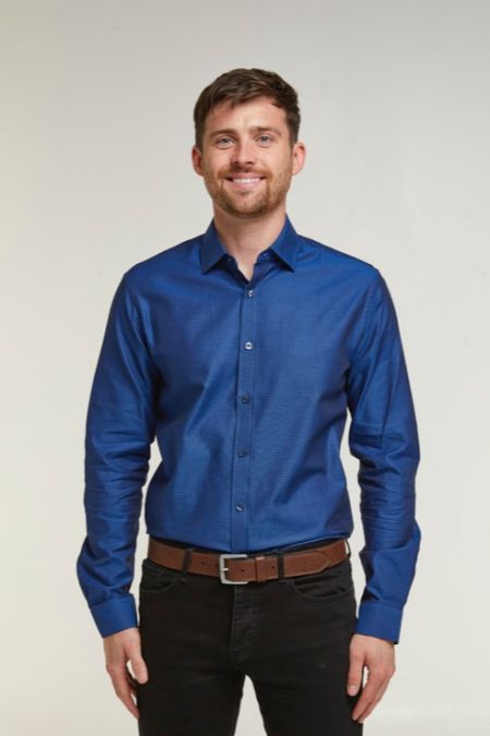 Classic Fit Royal Blue Shirt