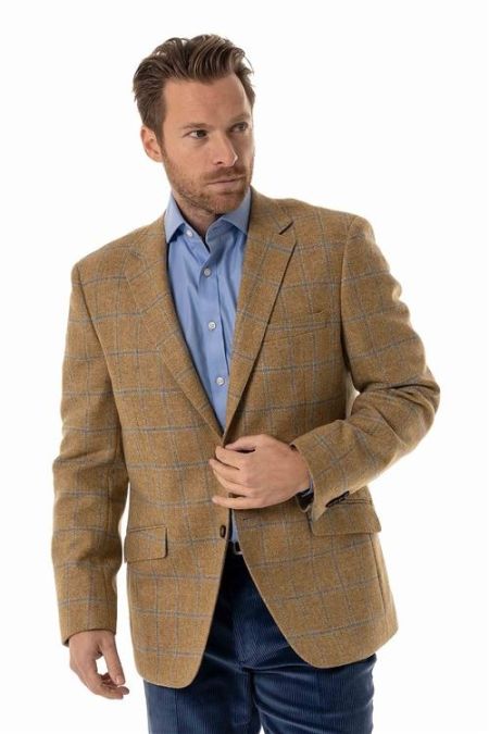 Cockfield Tweed Overcheck Jacket