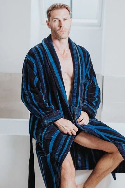 Salcombe Luxury towelling bathrobe